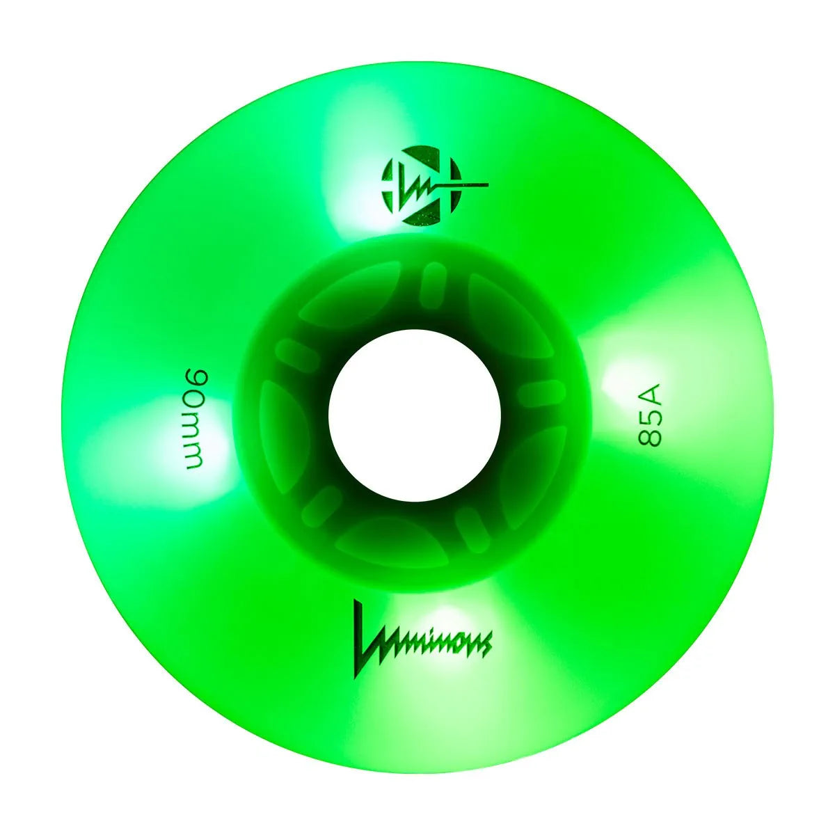 SKALUWL-LU90-GR-AP-GW-GR/GreenGlowLED Luminous LED Wheels 90mm 85A | Luminous LED Rollen für Inlineskates in White Glow | 4-Pack | Leuchtrollen | Fitness & Urban Inline Rollen Rollerblading Wheels Inline Skating Rollerblading Inlineskaterollen Skating Wheels for Rollerblader Rollen für Inlineskater Lörrach Freiburg Basel Inliner Richtige Größe right Size for Rollerblades Langhaltende Inlineskaterollen Longlasting Wheels for Rollerblading Skateschule und Skateshop Weil am Rhein SkaMiDan Deutschland Germany