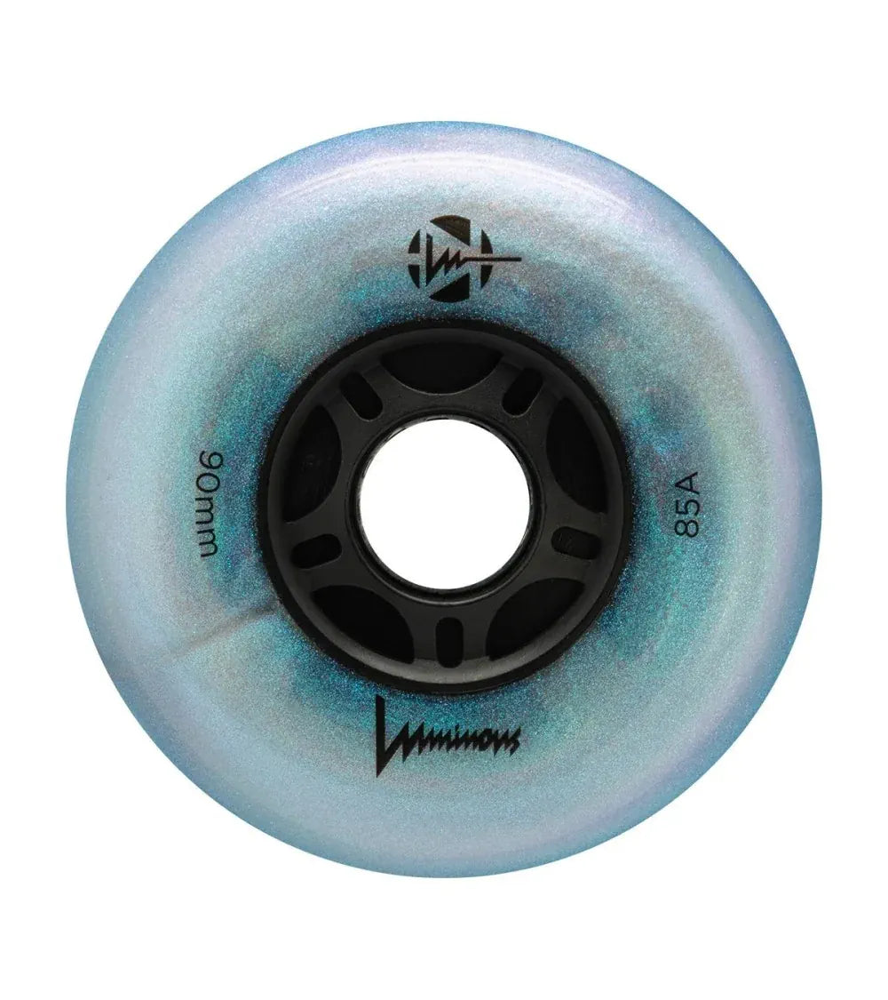 SKALUWL-LU90-PE-BK/BlackPearl Luminous LED Wheels 90mm 85A | Luminous LED Rollen für Inlineskates in Black Pearl | 4-Pack | Leuchtrollen | Fitness & Urban Inline Rollen Rollerblading Wheels Inline Skating Rollerblading Inlineskaterollen Skating Wheels for Rollerblader Rollen für Inlineskater Lörrach Freiburg Basel Inliner Richtige Größe right Size for Rollerblades Langhaltende Inlineskaterollen Longlasting Wheels for Rollerblading Skateschule und Skateshop Weil am Rhein SkaMiDan Deutschland Germany
