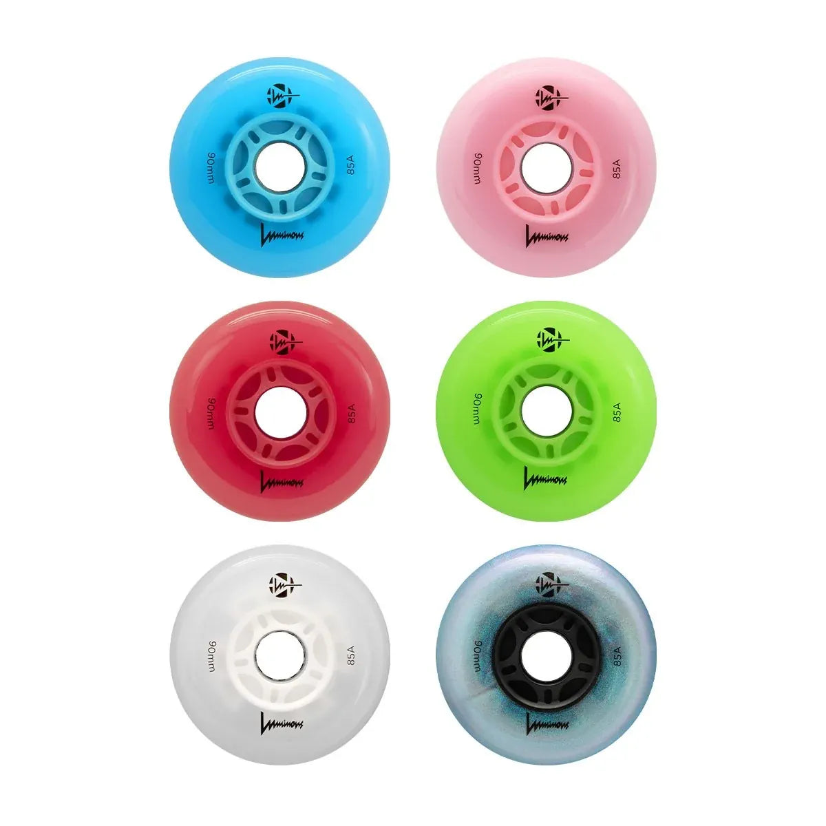 SKALUWL-LU90-PE-BK/BlackPearl Luminous LED Wheels 90mm 85A | Luminous LED Rollen für Inlineskates in verschiedenen Farben | 4-Pack | Leuchtrollen | Fitness & Urban Inline Rollen Rollerblading Wheels Inline Skating Rollerblading Inlineskaterollen Skating Wheels for Rollerblader Rollen für Inlineskater Lörrach Freiburg Basel Inliner Richtige Größe right Size for Rollerblades Langhaltende Inlineskaterollen Longlasting Wheels for Rollerblading Skateschule und Skateshop Weil am Rhein SkaMiDan Deutschland German