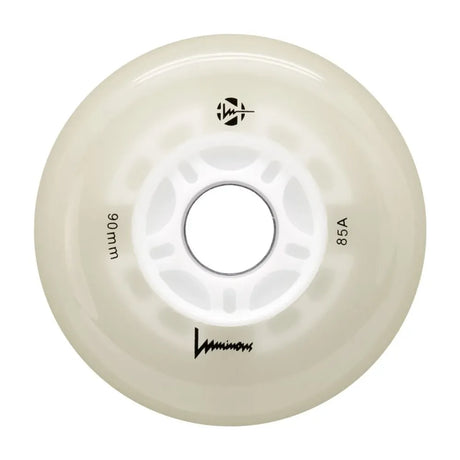 SKALUWL-LU90-WH-GW/WhiteGlow Luminous LED Wheels 90mm 85A | Luminous LED Rollen für Inlineskates in White Glow | 4-Pack | Leuchtrollen | Fitness & Urban Inline Rollen Rollerblading Wheels Inline Skating Rollerblading Inlineskaterollen Skating Wheels for Rollerblader  Rollen für Inlineskater Lörrach Freiburg Basel Inliner Richtige Größe right Size for Rollerblades Langhaltende Inlineskaterollen Longlasting Wheels for Rollerblading Skateschule und Skateshop Weil am Rhein SkaMiDan Deutschland Germany