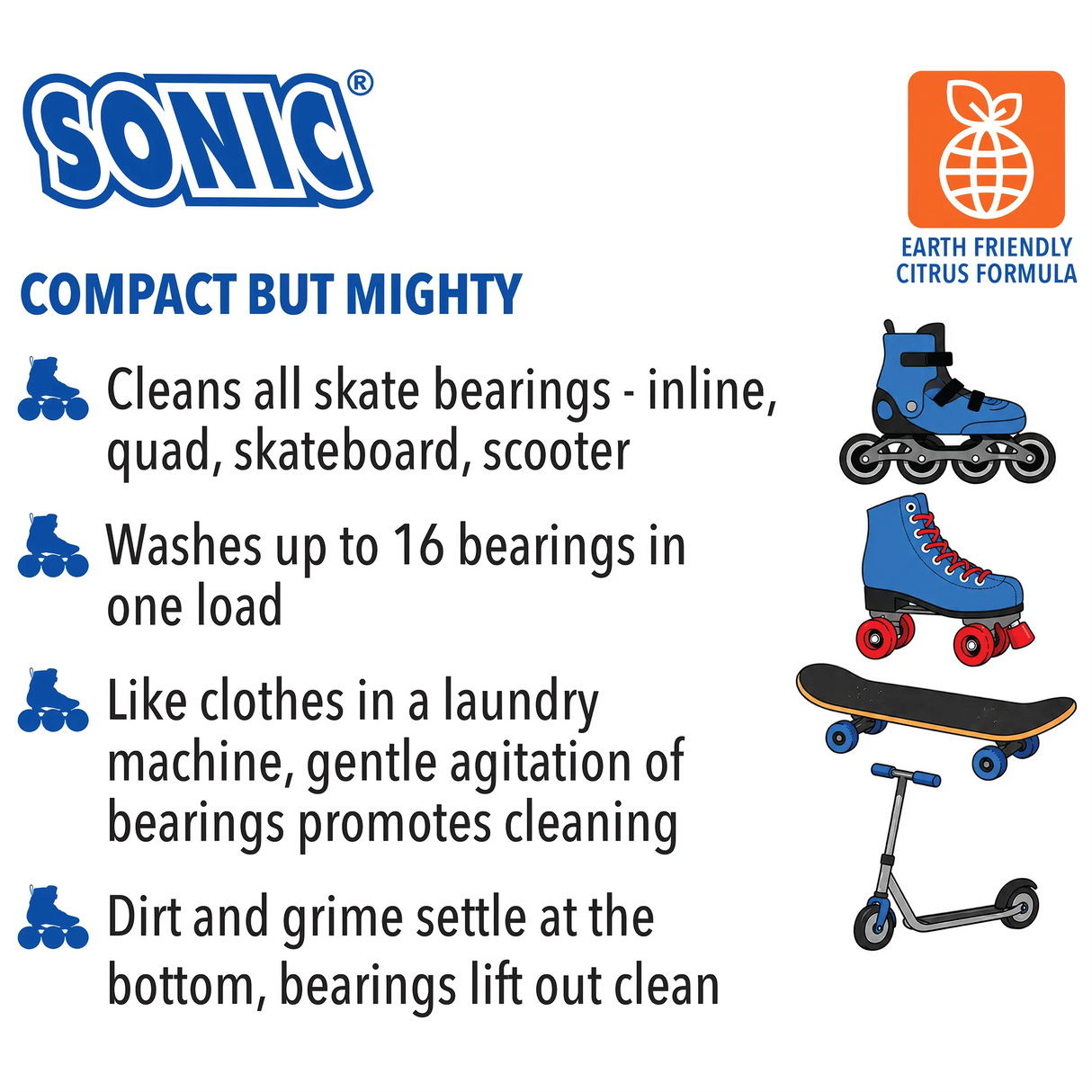 SKASON-TBO-WSH Sonic Turbo Wash – Classic | Kugellager Reinigungsset mit Reinigungsmittel | Skatewerkzeug | Skatewerkzeug | Kugellager-Presse und Zieher | Skatewerkzeug Skatetool Skatewerkzeug Tool for Quads Tool for Inline Skates Lörrach Freiburg Basel Inliner Skateschule und Skateshop Weil am Rhein SkaMiDan Deutschland Germany