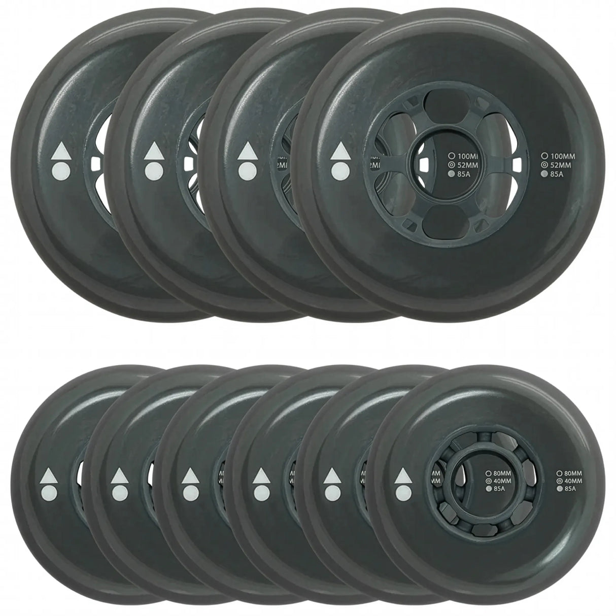 SKAWIWL-AD1007685-GY-GY/100 WIZARD Advanced Wheels – Wizard Advanced Frame Rollen | 76mm, 80mm, 84mm & 100mm – 85A | Wizard Inline Skating Rollerblading Wheels Inline Skating Rollerblading Inlineskaterollen Skating Wheels for Rollerblader Rollen für Inlineskater Lörrach Freiburg Basel Inliner Richtige Größe right Size for Rollerblades Langhaltende Inlineskaterollen Longlasting Wheels for Rollerblading Skateschule und Skateshop Weil am Rhein SkaMiDan Deutschland Germany