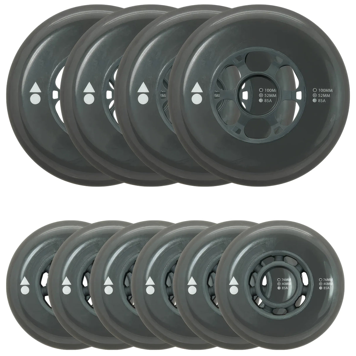 SKAWIWL-AD1007685-GY-GY/100 WIZARD Advanced Wheels – Wizard Advanced Frame Rollen | 76mm, 80mm, 84mm & 100mm – 85A | Wizard Inline Skating Rollerblading Wheels Inline Skating Rollerblading Inlineskaterollen Skating Wheels for Rollerblader Rollen für Inlineskater Lörrach Freiburg Basel Inliner Richtige Größe right Size for Rollerblades Langhaltende Inlineskaterollen Longlasting Wheels for Rollerblading Skateschule und Skateshop Weil am Rhein SkaMiDan Deutschland Germany