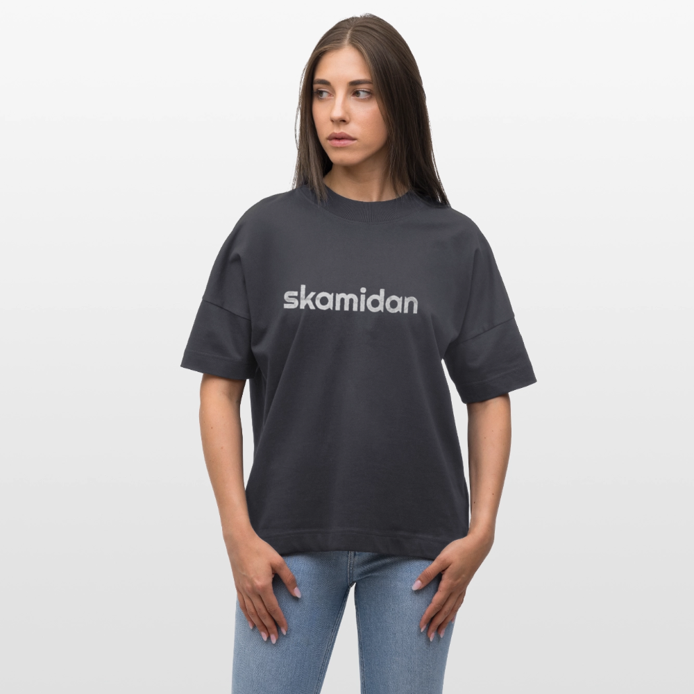 SkaMiDan Basic Oversized T-Shirt | Bio | 100% Baumwolle aus biologischem Anbau SkaMiDan Merch Bekleidung Clothing Clothes Skate Shirt Skate Gear Skating T-shirts pullover skate klamotten zum skaten inline skating roller skating rollerblading inlineskaten rollerbladen weil am rhein lörrach freiburg basel inliner sportbekleidung sportkleidung funktionskleidung Skating School Skateshop Skateschule Skaterladen Deutschland Germany