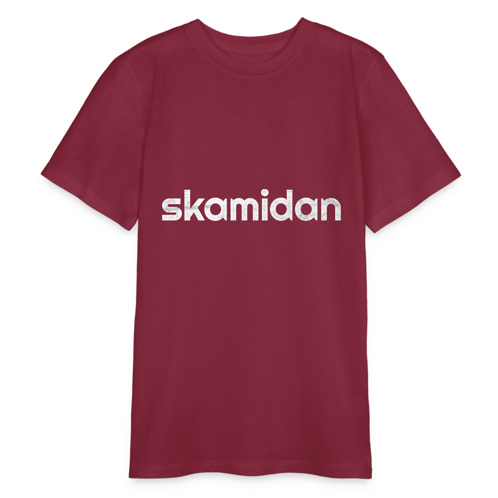 SkaMiDan Basic Teenager T-Shirt | Bio | 100% Baumwolle aus biologischem Anbau Organic | 100% cotton from organic farming SkaMiDan Merch Bekleidung Clothing Clothes Skate Shirt Skate Gear Skating T-shirts pullover skate klamotten zum skaten inline skating roller skating rollerblading inlineskaten rollerbladen weil am rhein lörrach freiburg basel inliner sportbekleidung sportkleidung funktionskleidung Skating School Skateshop Skateschule Skaterladen Deutschland Germany
