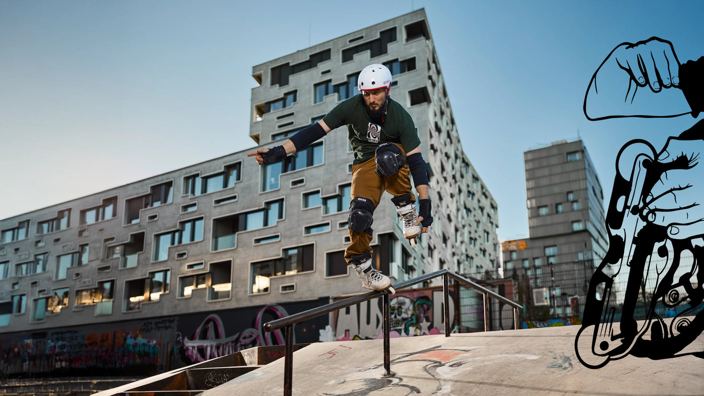 SkaMiDan Grinds Trickliste Aggressive Inline Skating Rollerblading Stunt Skating Glossar Wiki Auflistung Schwierigkeitsgrade Difficulty Levels