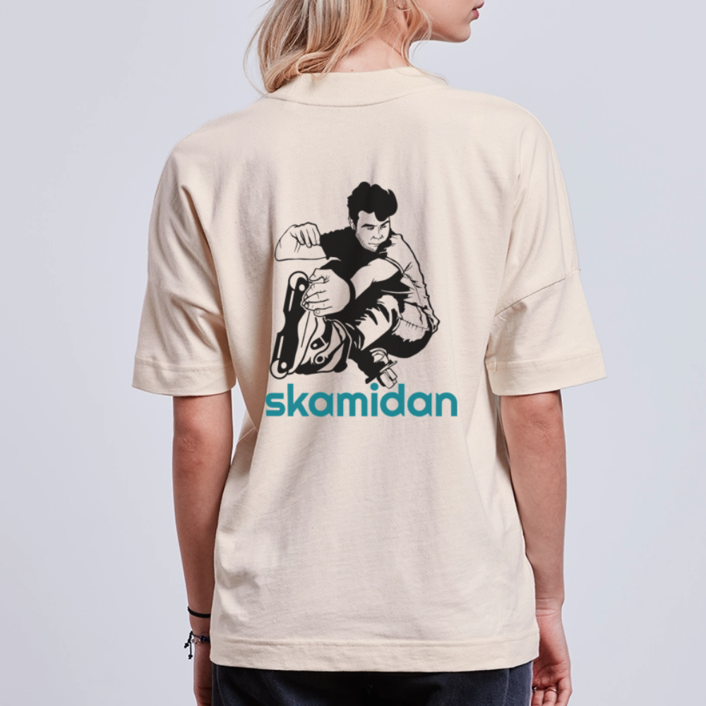 SkaMiDan Original Oversized T-Shirt | Bio | 100% Baumwolle aus biologischem Anbau SkaMiDan Merch Bekleidung Clothing Clothes Skate Shirt Skate Gear Skating T-shirts pullover skate klamotten zum skaten inline skating roller skating rollerblading inlineskaten rollerbladen weil am rhein lörrach freiburg basel inliner sportbekleidung sportkleidung funktionskleidung Skating School Skateshop Skateschule Skaterladen Deutschland Germany