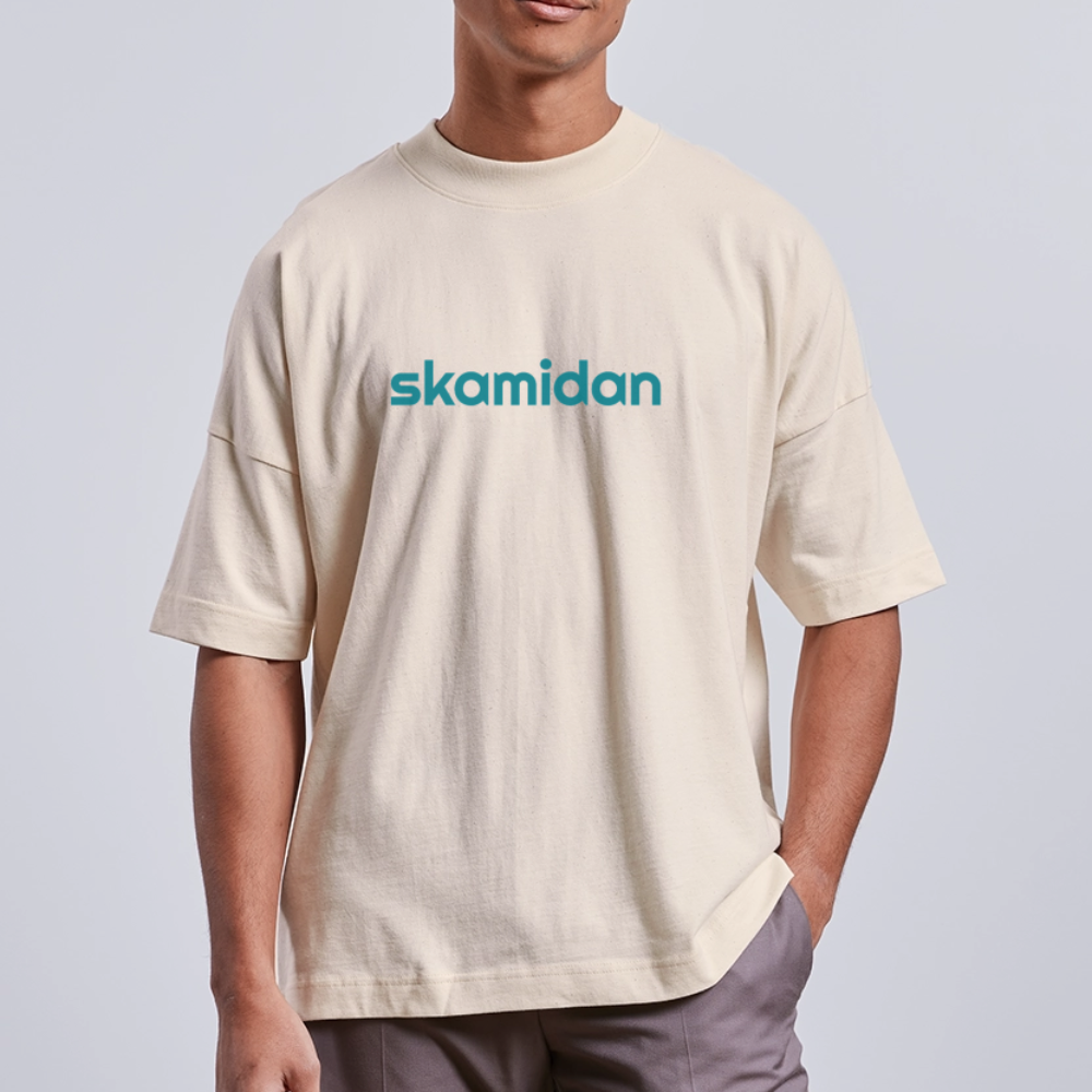 SkaMiDan Original Oversized T-Shirt | Bio | 100% Baumwolle aus biologischem Anbau SkaMiDan Merch Bekleidung Clothing Clothes Skate Shirt Skate Gear Skating T-shirts pullover skate klamotten zum skaten inline skating roller skating rollerblading inlineskaten rollerbladen weil am rhein lörrach freiburg basel inliner sportbekleidung sportkleidung funktionskleidung Skating School Skateshop Skateschule Skaterladen Deutschland Germany