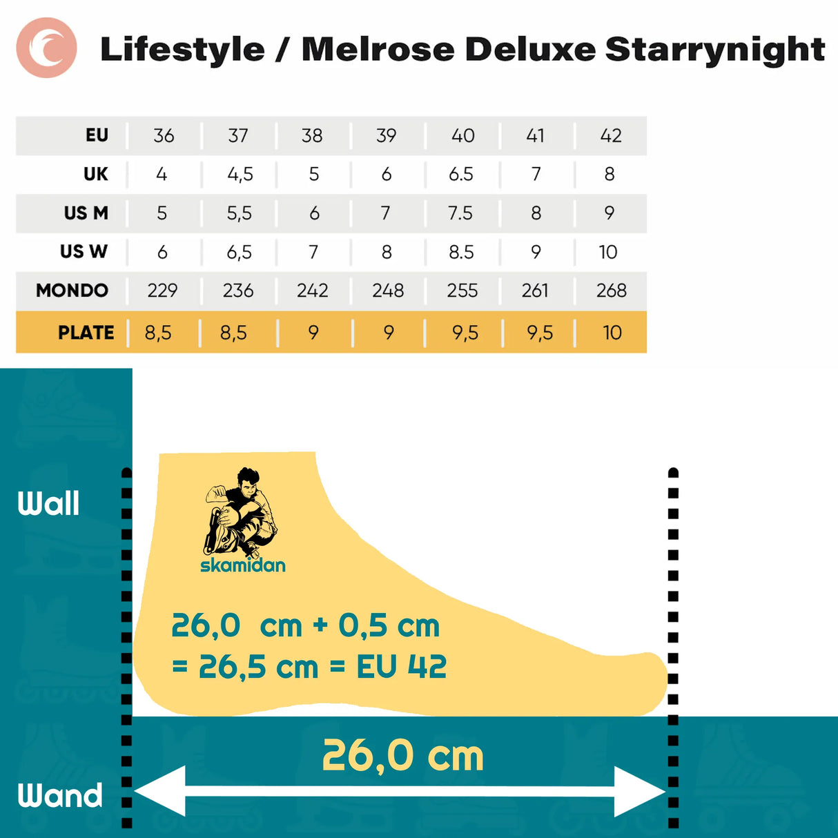 CHAYA Melrose Deluxe Starrynight Roller Skates | Lifestyle Quad Skates