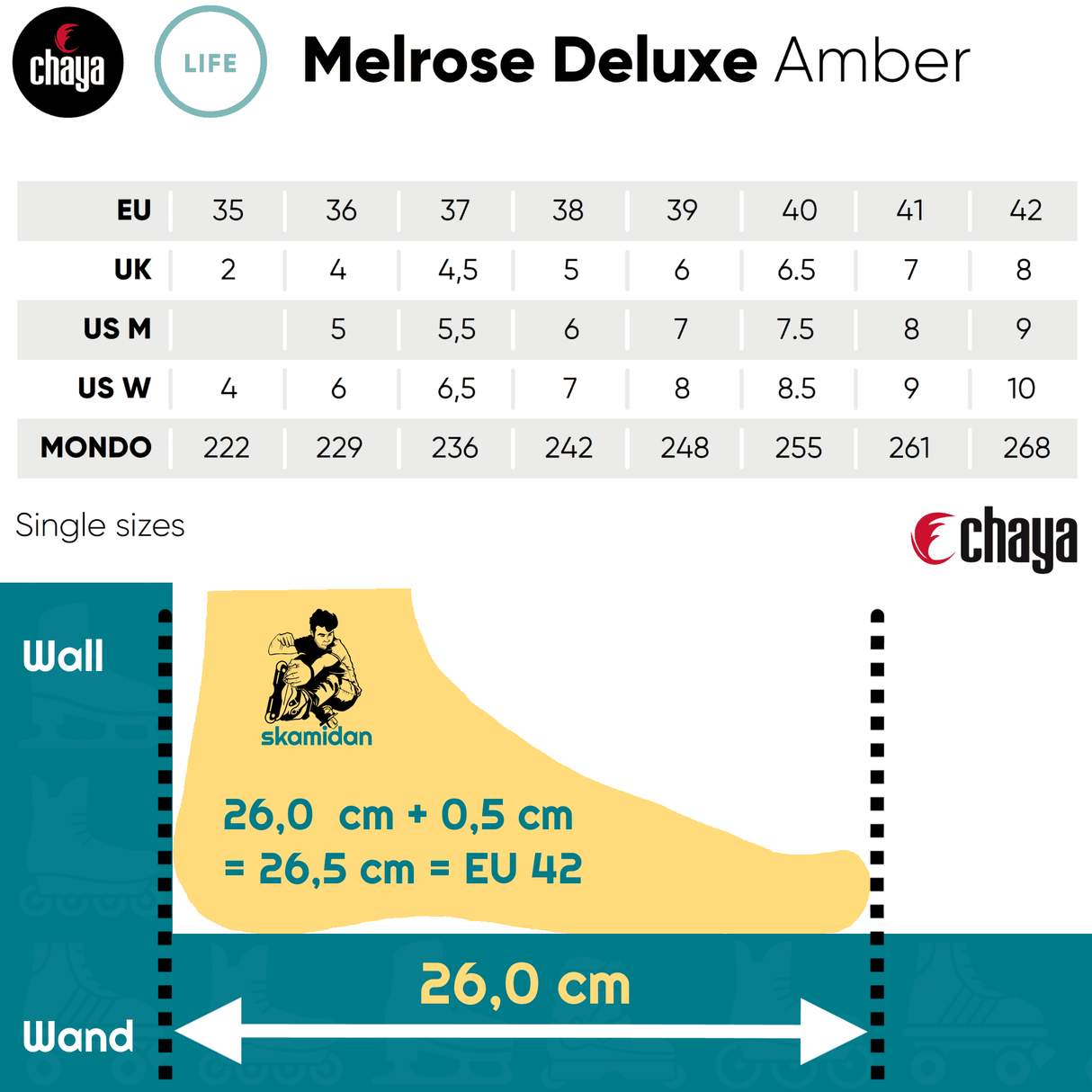 SKA810665 CHAYA Melrose Deluxe Amber Roller Skates | Lifestyle Rollschuhe Yellow Gelb Park Tanz Rollschuhe Barbie Park Quad Skates Roller Skates Lifestyle Rollschuhe Skatepark Rollschuhe Chaya Quad Skates Aggressive Quad Skates Rollschuhe Stunt Rollschuhe Rollkunstlauf Rollschuhe Rollerskates Schwarze Rollschuhe Lifestyle Rollschuhe Roller Skating Quad Skating Skateschule und Skateshop Weil am Rhein SkaMiDan Lörrach Freiburg Basel Deutschland Germany Größentabelle Size table Sizing Charts