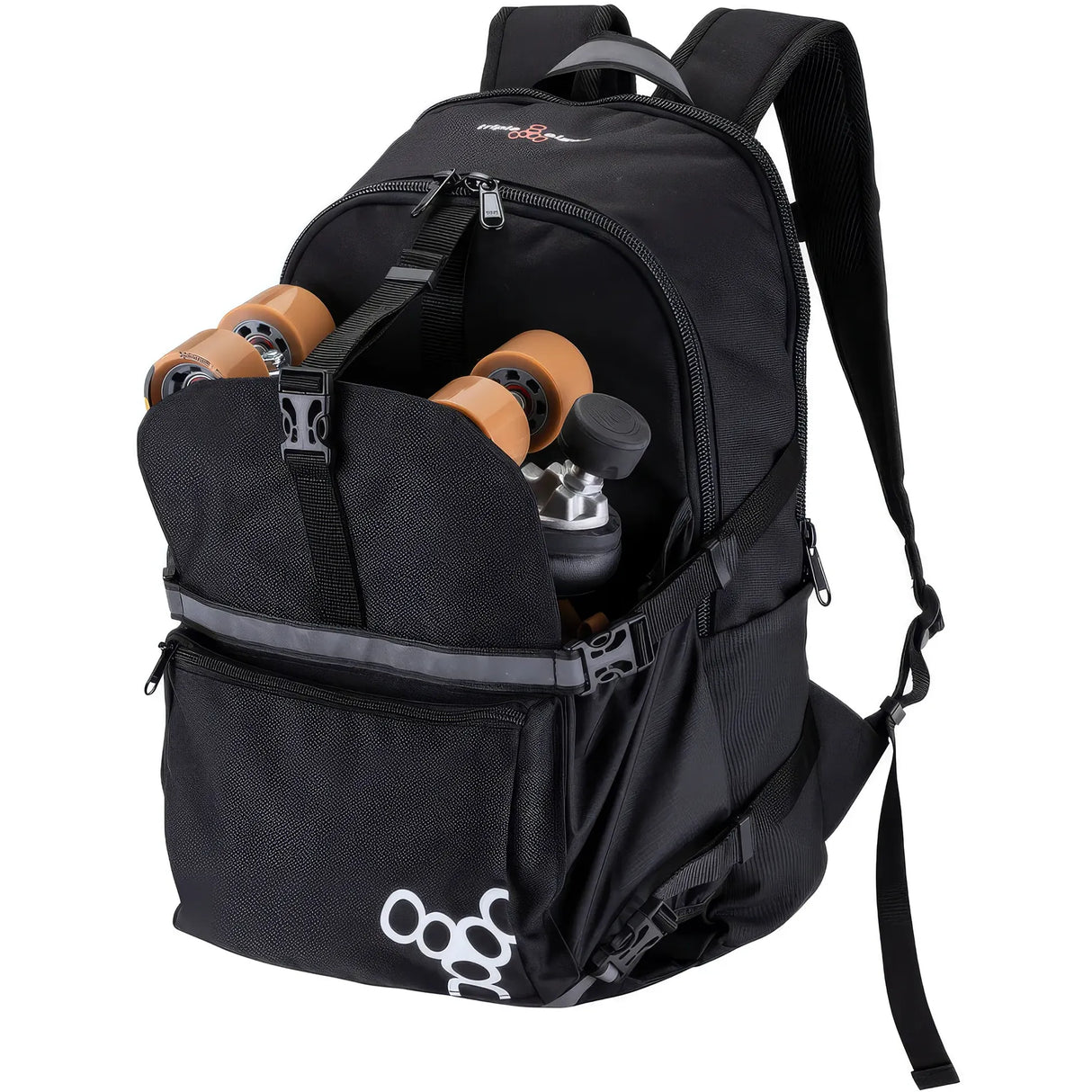 TRIPLE EIGHT Quad25 Backpack | Funktionaler Roller Skating Rucksack mit Halterungen für Rollschuhe quad skates tasche rollerskates Rollschuhtasche artistic skates kunstlauf dance tanz skamidan weil am rhein deutschland lörrach freiburg basel skamidan skateshop