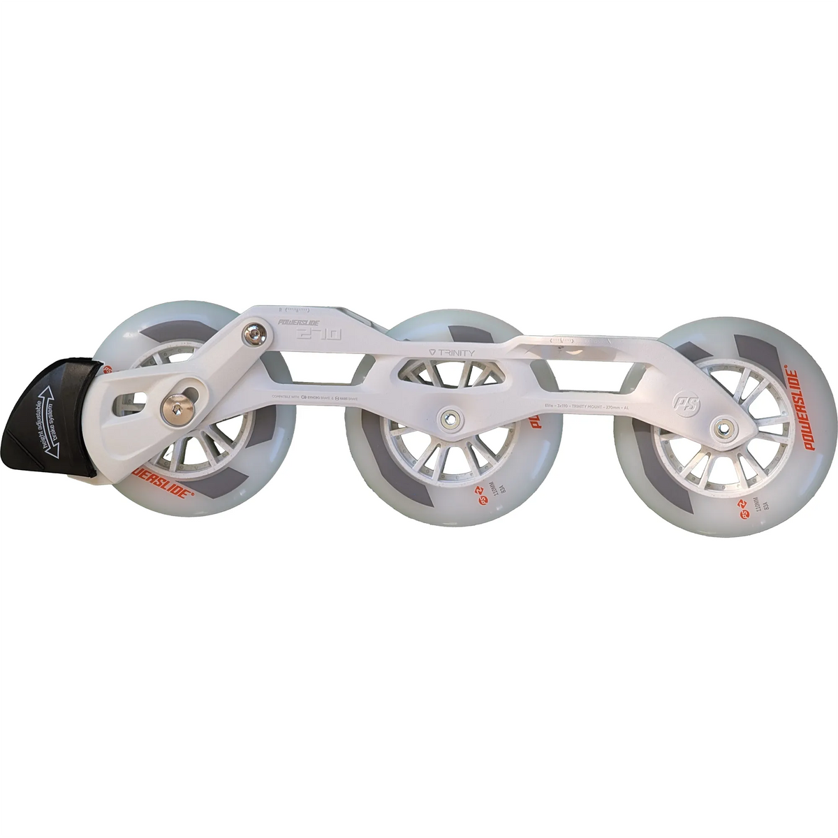 SKA273110 POWERSLIDE Trinity Elite Frame 3x 110mm 83A Komplettpaket | 270mm | ABEC 9 Kugellager | Black | 1-Paar | Urban Inline Frames | UFS Mounting | Aggressive Inline Skating for inline Skating Urban Inline Skating Frames Inliner Rahmen für das urbane Gelände Lörrach Freiburg Basel Inliner Skateschule und Skateshop Weil am Rhein SkaMiDan Deutschland Germany