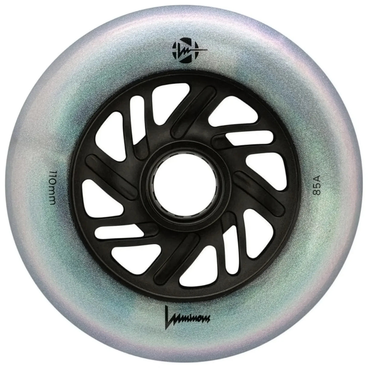 Luminous LED Wheels 110mm 85A | Luminous LED wheels for inline skates in various colors | 3-pack | Light-up wheels | Fitness & urban inline wheels