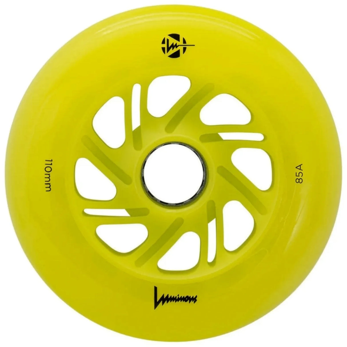 Luminous LED Wheels 110mm 85A | Luminous LED wheels for inline skates in various colors | 3-pack | Light-up wheels | Fitness & urban inline wheels