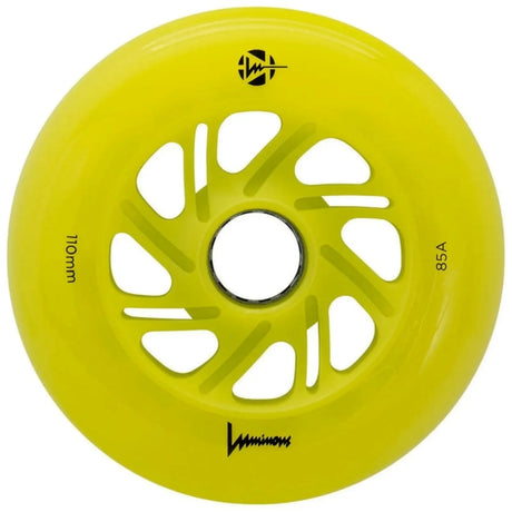 Luminous LED Wheels 110mm 85A | Luminous LED wheels for inline skates in various colors | 3-pack | Light-up wheels | Fitness & urban inline wheels