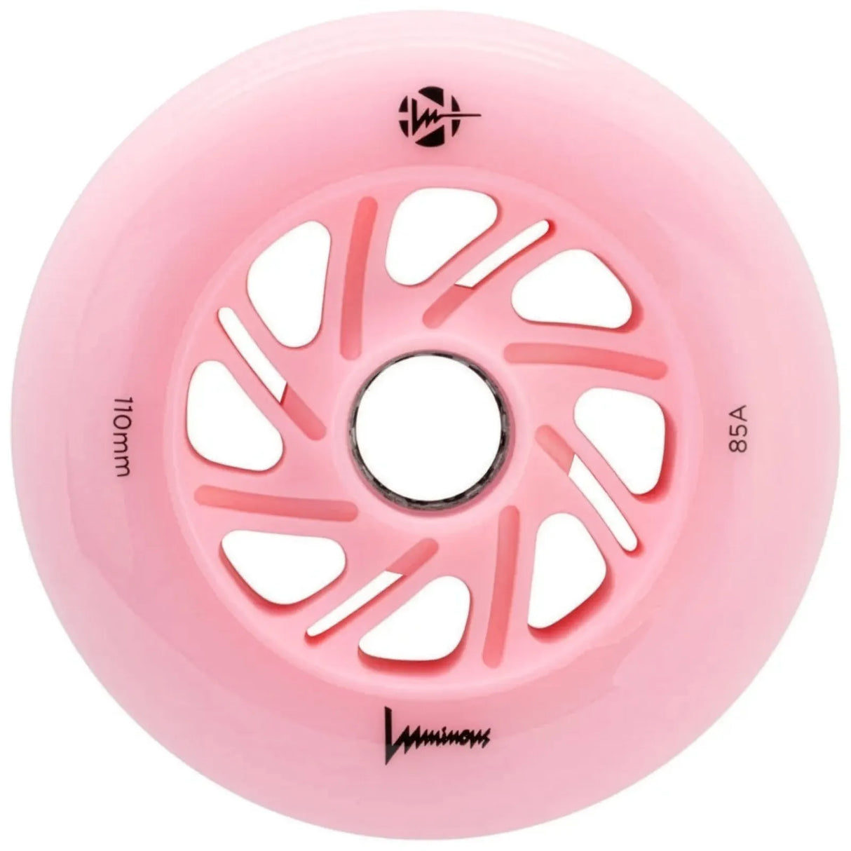 Luminous LED Wheels 110mm 85A | Luminous LED wheels for inline skates in various colors | 3-pack | Light-up wheels | Fitness & urban inline wheels