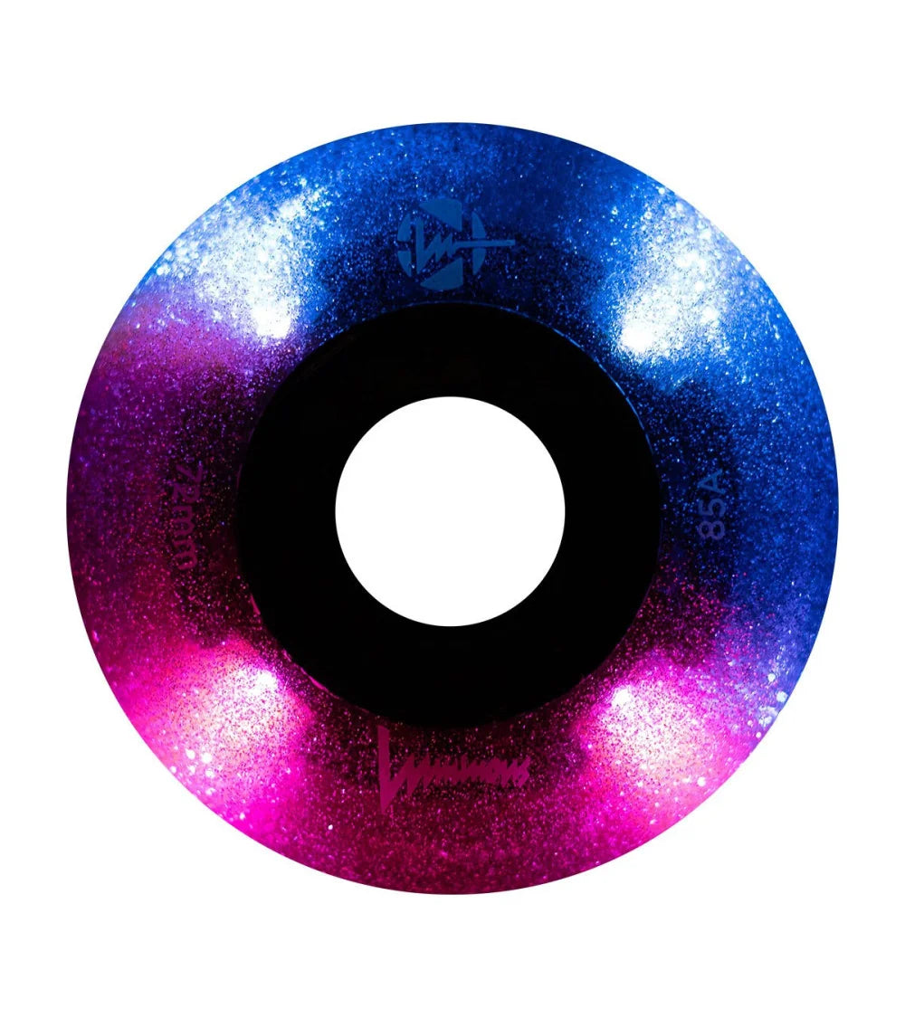 Luminous LED Wheels 72mm 85A | Luminous LED wheels for inline skates in various colors | 4-pack | Light-up wheels | Fitness & Urban Inline Wheels