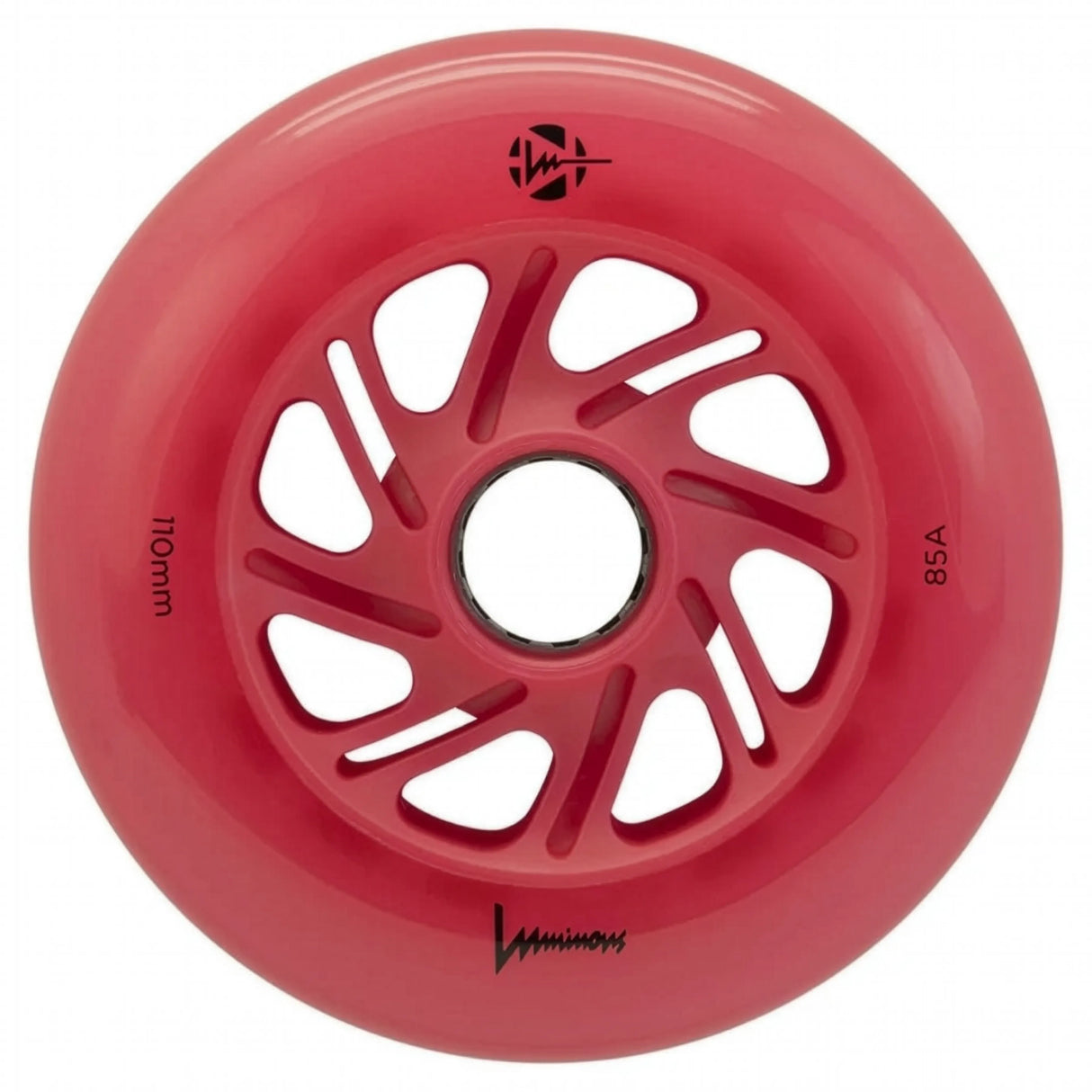 Luminous LED Wheels 110mm 85A | Luminous LED wheels for inline skates in various colors | 3-pack | Light-up wheels | Fitness & urban inline wheels
