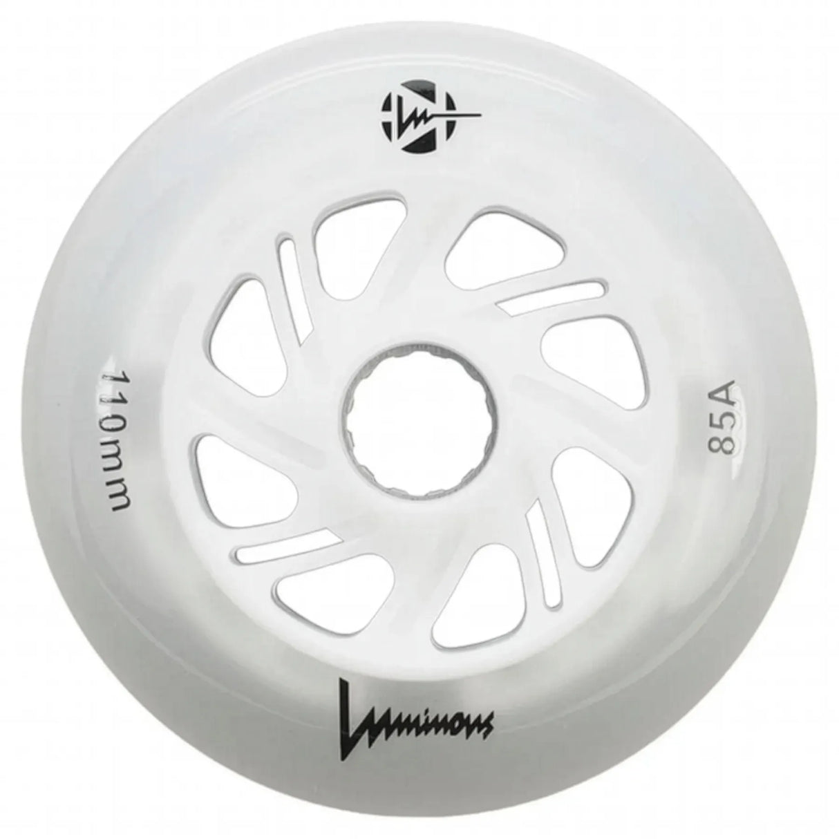 Luminous LED Wheels 110mm 85A | Luminous LED wheels for inline skates in various colors | 3-pack | Light-up wheels | Fitness & urban inline wheels