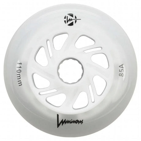 Luminous LED Wheels 110mm 85A | Luminous LED wheels for inline skates in various colors | 3-pack | Light-up wheels | Fitness & urban inline wheels