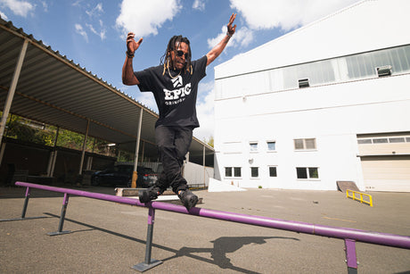 SKA140011 EPIC Raven Grindschuhe Low-Cut Sneaker Grindshoes Grindschuhe Sneaker Black & Grey Grindschuhe Grindschuhe Grindshoes Grind Schuhe Grind Shoes Soapschuhe Soap Schuhe Soapshoes Soap Shoes Seifenschuhe Slideschuhe Slideshoes Rutschschuhe Rutsch Schuhe Slide Shoes Slide Schuhe Inliner Schuhe Inlineschuhe Inliner Skateschule und Skateshop Weil am Rhein SkaMiDan Lörrach Freiburg Basel Deutschland Germany