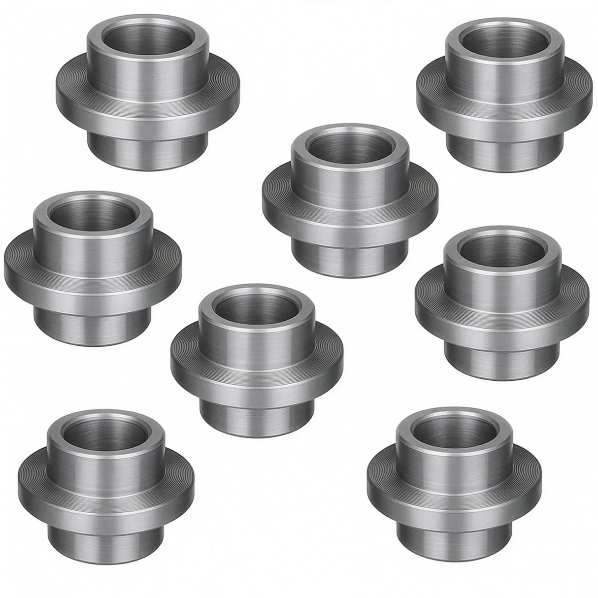 POWERSLIDE Shorties AL Spacer 8mm Typ 608 | 9,85mm | 24mm Gesamtkernbreite | Silber