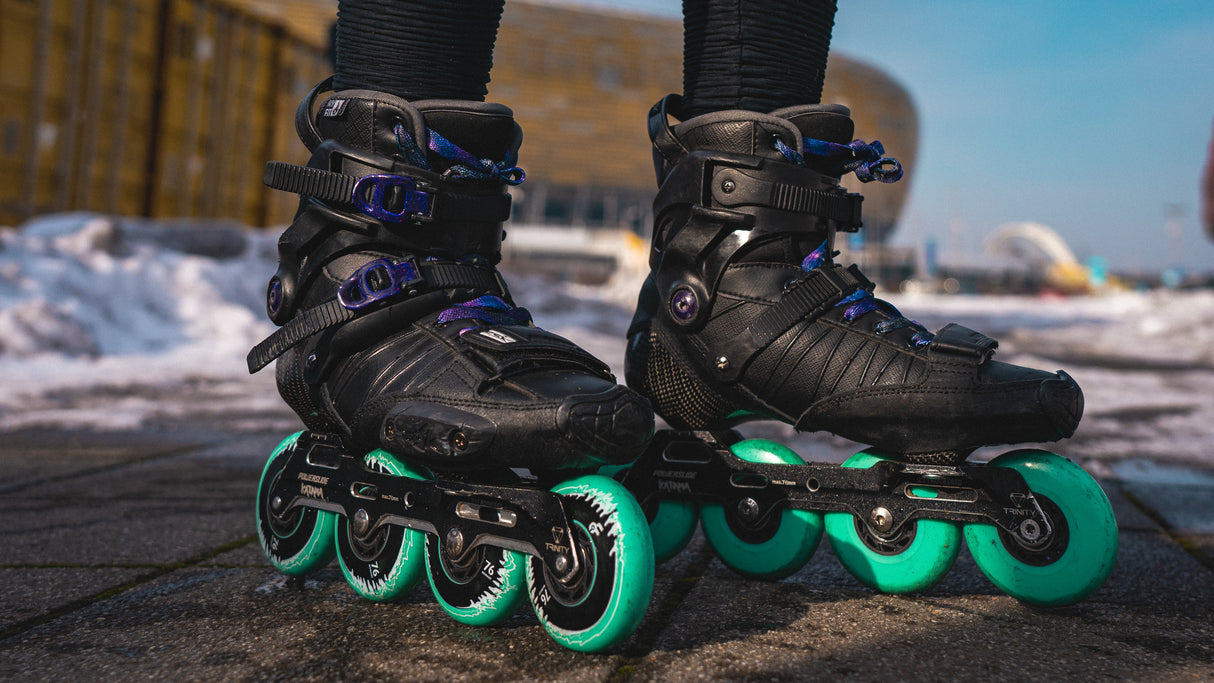 SKA406204 UNDERCOVER Cosmic Interference 76mm 86A Arctic Blue Aggressive Inline Rollen Rollerblading Stunt Skating Stuntrollen Trick Skating Inline Skating Aggressive Inline Skating Grinding grinden Skateschule und Skateshop SkaMiDan Weil am Rhein