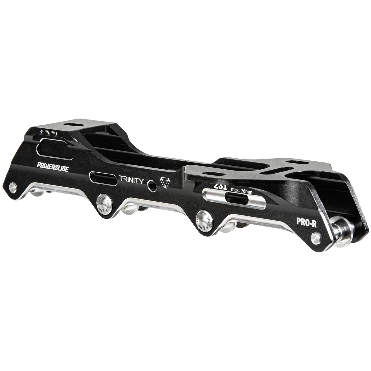 SKA520069 POWERSLIDE Trinity Katana Rocker Frame 4×76mm 231mm Black Freestyle Inline Skating Slalom Skating Slalom Schiene Slalom Frame Freestyle Frame Schienen Frames Speed Inline Skating Urban Inlineskates Trinity Trinity X Powerslide Trinity Schienen Trinity Frames Urban Inline Skating Urban Inline Skating Freeskates City Skates Fitness Inliner Sport Skates Sport Inliner Rollerblades Rollerblading Lörrach Freiburg Basel Inliner Skateschule und Skateshop Weil am Rhein SkaMiDan Deutschland Germany