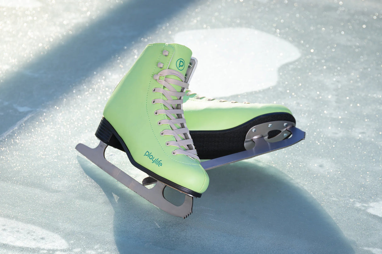 PLAYLIFE Classic Fresh Mint Schlittschuhe | Mint | Klassische Schlittschuhe Kids Ice Skates Größenverstellbare Schlittschuhe für Kinder Weihnachten Klassiche Schlittschuhe Erwachsene Eiskunstlauf Klassisch Schlittschuhe Schlittschuhe für Kinder Kinder Erwachsene Größenverstellbar Größenverstellbare Schlittschuhe Größenverstellbare Schlittschuhe für Kinder Schlittschuhkufen Kufen für Inlineskates Schlittschuhkufen für Skates Rollerblades rollerblading convertible ice blades transformer ice blades inline skat