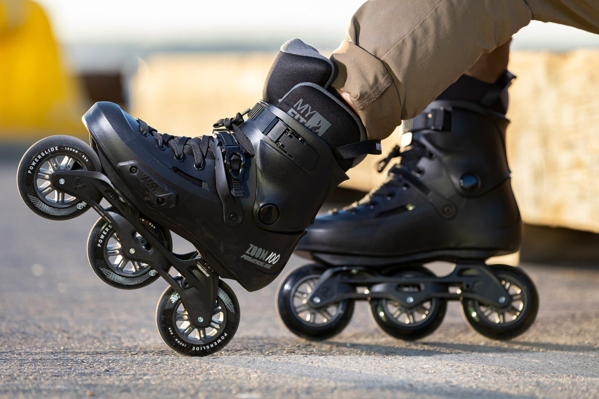 SKA908336 POWERSLIDE Zoom Pro Black 100 Inliner Skateschule und Skateshop Weil am Rhein