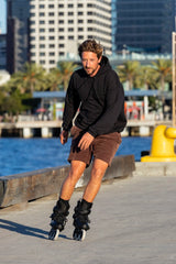 SKA908366 POWERSLIDE Next 110 Core Black Trinity X Urban Inlineskates Urban Inline Skating Urban Inline Skating Freeskates City Skates Fitness Inliner Sport Skates Sport Inliner Rollerblades Rollerblading Lörrach Freiburg Basel Inliner Skateschule und Skateshop Weil am Rhein SkaMiDan