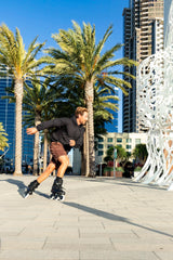 SKA908366 POWERSLIDE Next 110 Core Black Trinity X Urban Inlineskates Urban Inline Skating Urban Inline Skating Freeskates City Skates Fitness Inliner Sport Skates Sport Inliner Rollerblades Rollerblading Lörrach Freiburg Basel Inliner Skateschule und Skateshop Weil am Rhein SkaMiDan