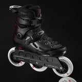SKA908445 POWERSLIDE Storm Black | 88A SHR ABEC 9 | Schwarz | 165mm Dual Point Mounting | Urban Inlineskates