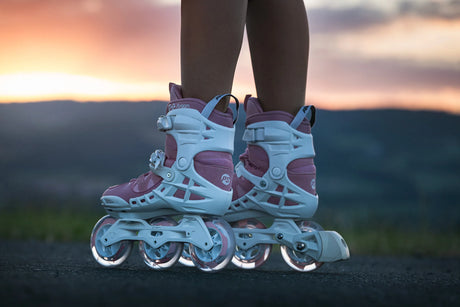 SKA940669 POWERSLIDE Phuzion Argon Rose 100 | Trinity X | Fitness Inlineskates Fitness Inline Skating Rollerblading Freizeitskates Freizeit Skating Inlinerfahren Inliner laufen Skating Rollerblades Inline Skateschule und Skateshop SkaMiDan Weil am Rhein Deutschland Germany