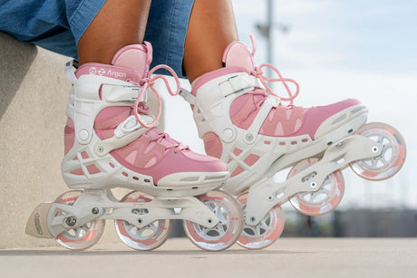 SKA940669 POWERSLIDE Phuzion Argon Rose 100 | Trinity X | Fitness Inlineskates Fitness Inline Skating Rollerblading Freizeitskates Freizeit Skating Inlinerfahren Inliner laufen Skating Rollerblades Inline Skateschule und Skateshop SkaMiDan Weil am Rhein Deutschland Germany