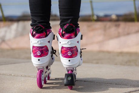 SKA940689 POWERSLIDE Phuzion Universe Pink 3W XXII Kinder Inlineskates Kinder Inliner Kids Skates Rollerblades Inlineskates für Kinder Junior Skates Verstellbare Skates Größenverstlelbare Inlineskates für Kinder Kinder Inliner Kids Inliner Kids Rollerblades Urban Inline Skating Urban Inline Skating Freeskates City Skates Fitness Inliner Sport Skates Sport Inliner Rollerblades Rollerblading Lörrach Freiburg Basel Inliner Skateschule und Skateshop Weil am Rhein SkaMiDan Deutschland Germany