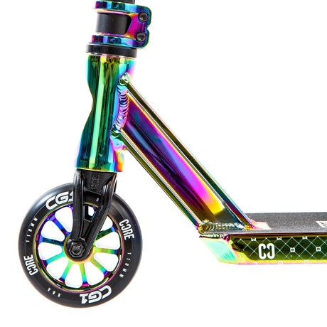 CRE-CG1-BK CORE CG1 Profi Stunt Scooter – verschiedene Farben | Stunt Roller für Fortgeschrittene und Profis | Trickroller für den Skatepark Stunt Scooter Kicker Trottinett Scootering Soots Scootworld SkaMiDan Weil am Rhein Basel Lörrach Freiburg Schweiz Deutschland Switzerland Germany Bale Skatepark Roller Stunt Roller Tretroller Action Scooter Kinder Roller Kids Children Stunts Park Trick Scooter