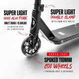 CRE-CG1-BK CORE CG1 Profi Stunt Scooter – verschiedene Farben | Stunt Roller für Fortgeschrittene und Profis | Trickroller für den Skatepark Stunt Scooter Kicker Trottinett Scootering Soots Scootworld SkaMiDan Weil am Rhein Basel Lörrach Freiburg Schweiz Deutschland Switzerland Germany Bale Skatepark Roller Stunt Roller Tretroller Action Scooter Kinder Roller Kids Children Stunts Park Trick Scooter
