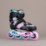 FR Skates FR Spin JI - Holo Blue | 3er Größen | High Performance Freestyle Slalom Inlineskates für Kinder & Jugendliche