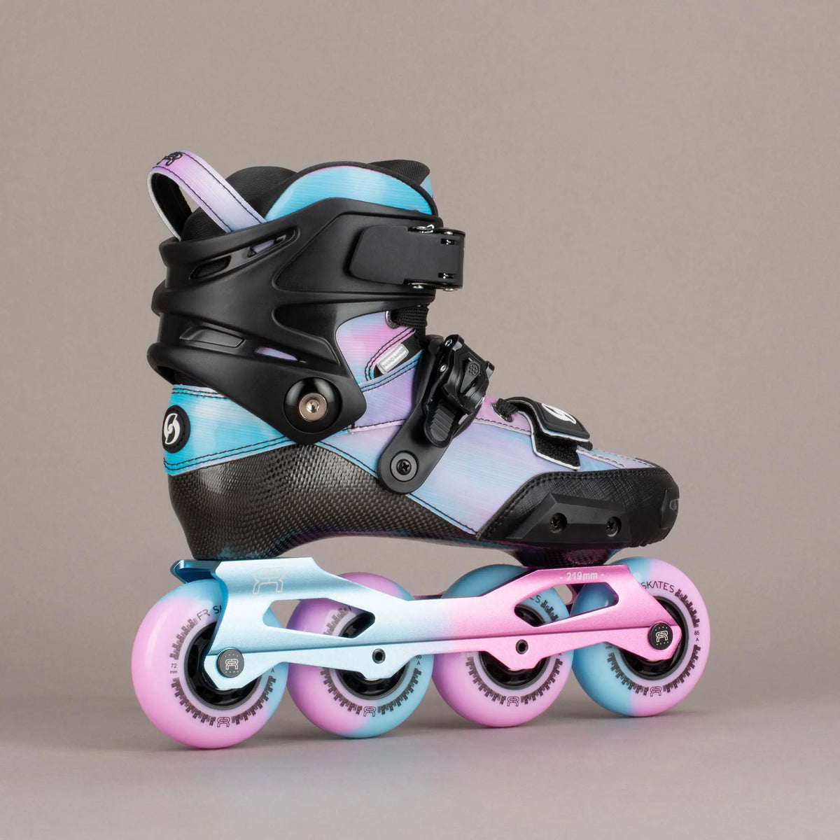 FR Skates FR Spin JI - Holo Blue | 3er Größen | High Performance Freestyle Slalom Inlineskates für Kinder & Jugendliche