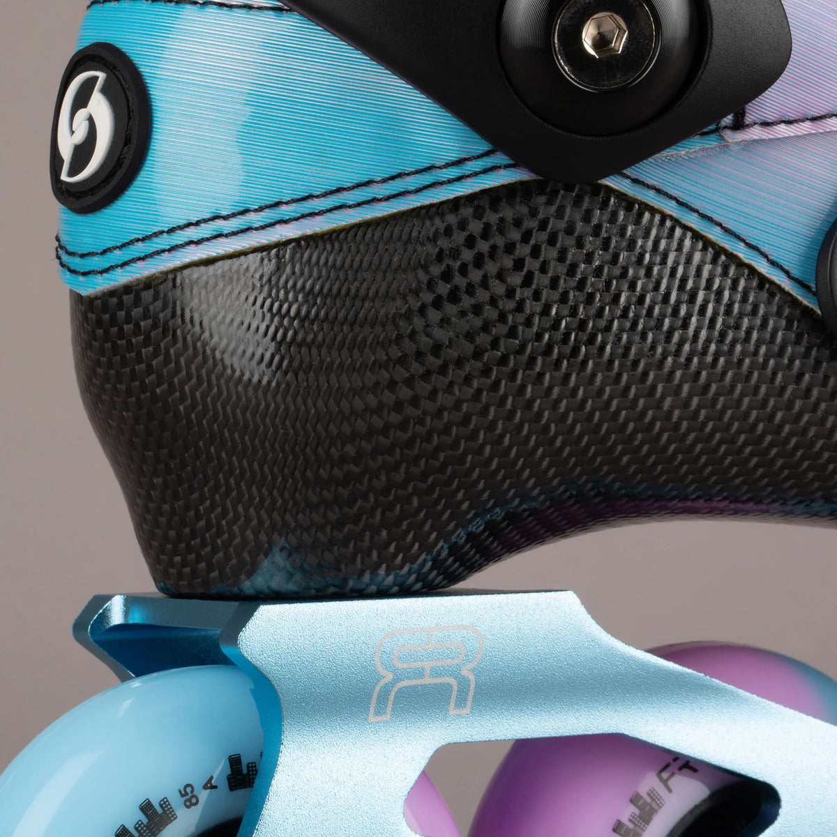 FR Skates FR Spin JI - Holo Blue | 3er Größen | High Performance Freestyle Slalom Inlineskates für Kinder & Jugendliche