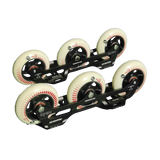 POWERSLIDE Trinity Nexus Rocker Frame + Spinner Wheels 3x84mm 88A | 205mm | White | Freestyle Inline Skating