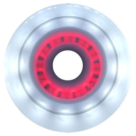  LUWL-LU11085-DUO-WH-WH/WhiteWhite Luminous LED Wheels Duo 110mm 85A – verschiedene Farben | Luminous LED Rollen für Inlineskates | Leuchtrollen | Fitness & Urban Inline Rollen Inline Skating Rollerblading Inlineskaterollen Skating Wheels for Rollerblader  Rollen für Inlineskater Lörrach Freiburg Basel Inliner Richtige Größe right Size for Rollerblades Langhaltende Inlineskaterollen Longlasting Wheels for Rollerblading Skateschule und Skateshop Weil am Rhein SkaMiDan Deutschland Germany
