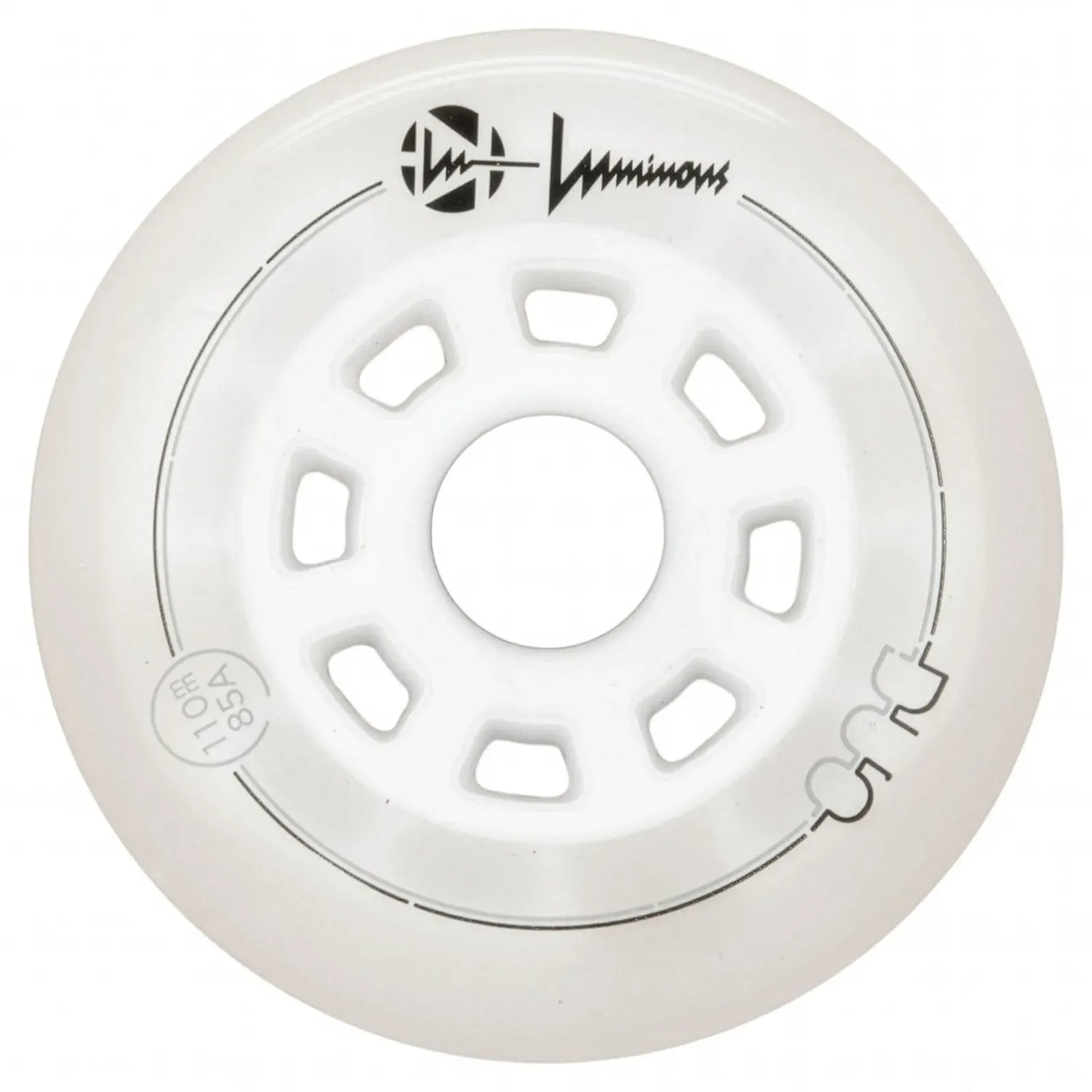  LUWL-LU11085-DUO-WH-WH/WhiteWhite Luminous LED Wheels Duo 110mm 85A – verschiedene Farben | Luminous LED Rollen für Inlineskates | Leuchtrollen | Fitness & Urban Inline Rollen Inline Skating Rollerblading Inlineskaterollen Skating Wheels for Rollerblader  Rollen für Inlineskater Lörrach Freiburg Basel Inliner Richtige Größe right Size for Rollerblades Langhaltende Inlineskaterollen Longlasting Wheels for Rollerblading Skateschule und Skateshop Weil am Rhein SkaMiDan Deutschland Germany

