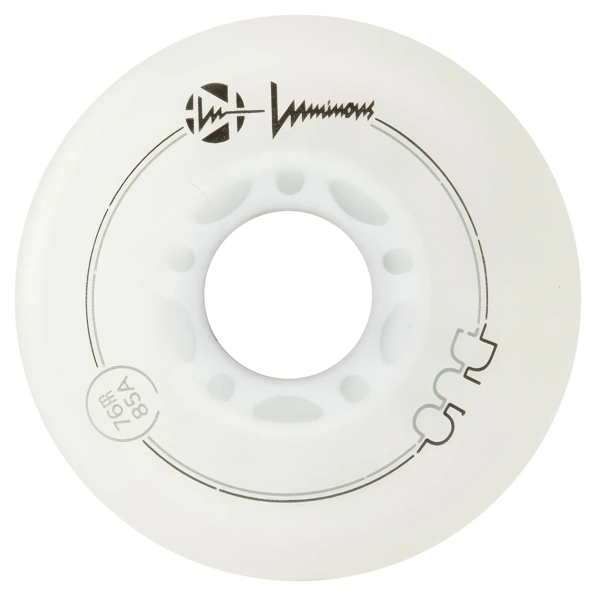 LUWL-LU7685-DUO-WH-WH/WhiteWhite Luminous LED Wheels Duo 76mm 85A – verschiedene Farben | Luminous LED Rollen für Inlineskates | Leuchtrollen | Fitness & Urban Inline Rollen Inline Skating Rollerblading Inlineskaterollen Skating Wheels for Rollerblader  Rollen für Inlineskater Lörrach Freiburg Basel Inliner Richtige Größe right Size for Rollerblades Langhaltende Inlineskaterollen Longlasting Wheels for Rollerblading Skateschule und Skateshop Weil am Rhein SkaMiDan Deutschland Germany
