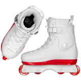 PLAYLIFE Rave Tomo Pro | White Red | Stunt Skates | UFS Mounting | Aggressive Inlineskates Stunt Skates Rollerblades aggressive frames kizer Aggressive Skates Stunt Skates Rollerblading Aggressive Inline Best Aggressive Skates 2021 Top Stunt Skates USD Aeon Skates USD Aeon 60 Inliner Sport Skates Sport Inliner Rollerblades Rollerblading Lörrach Freiburg Basel Inliner Skateschule und Skateshop Weil am Rhein SkaMiDan Deutschland Germany
