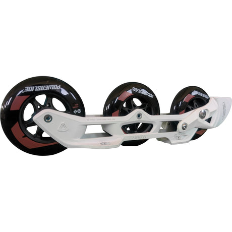 POWERSLIDE Elite AL Frame 250mm White Komplettpaket | 3×100mm 83a Rollen | ABEC 9 Kugellager | HABS Bremse | 1-Paar | Fitness Inline Rahmen Fitness Inline Wheels for Inline Skates Rollerblades Stunt Wheels Rollerblades Rollerblading Aggressive Inline Skating Aggressive Inline Skating Rollerblading Blading Inline skate school rollerblading inlne skating school and skate shop Weil am Rhein SkaMiDan Lörrach Freiburg Basel Deutschland Germany