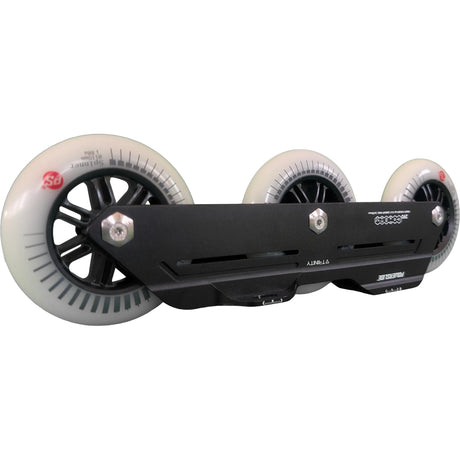POWERSLIDE Trinity Combat Rocker Frame 3x 110mm 88A Komplettpaket | 290mm | ABEC 9 Kugellager | Black | 1-Paar | Urban Inline Frames Urban Inline Rahmen Urban Inline Frame Urban Inline Rahmen Freestyle Rahmen Freestyle Frame Freestyle Schiene Inline Urban Skating Urban Rahmen Urban Frame Freeride Frame Freeride Rahmen Inline Skating Slalom Skating Slalom Schiene Best Freestyle Skate Slalom Skate Lörrach Freiburg Basel Inliner Skateschule und Skateshop Weil am Rhein SkaMiDan Deutschland Germany