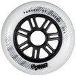 SKA905322 POWERSLIDE Spinner Wheels 100mm 85A White 1-Stück Inliner Skateschule und Skateshop Weil am Rhein SkaMiDan