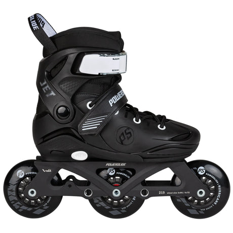 SKA940702 POWERSLIDE Jet Pro Black adj. | Größenverstellbarer Kinder Skate | 3-4 Rollen Inlineskates für Kinder Kinder Inliner Kids Inliner Kids Rollerblades Urban Inline Skating Urban Inline Skating Freeskates City Skates Fitness Inliner Sport Skates Sport Inliner Rollerblades Rollerblading Lörrach Freiburg Basel Inliner Skateschule und Skateshop Weil am Rhein SkaMiDan Deutschland Germany